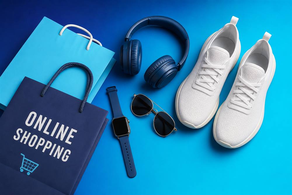 E-commerce online store website template preview