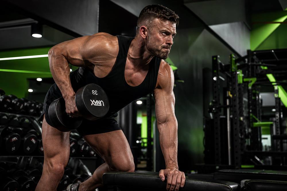 Gym & fitness website template preview