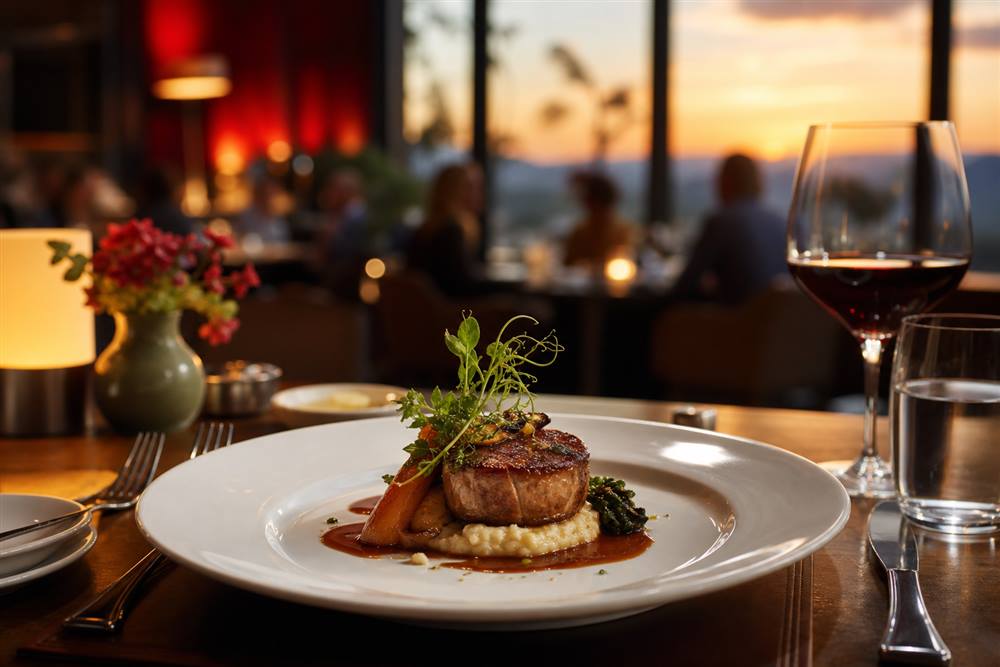 Restaurant website template preview